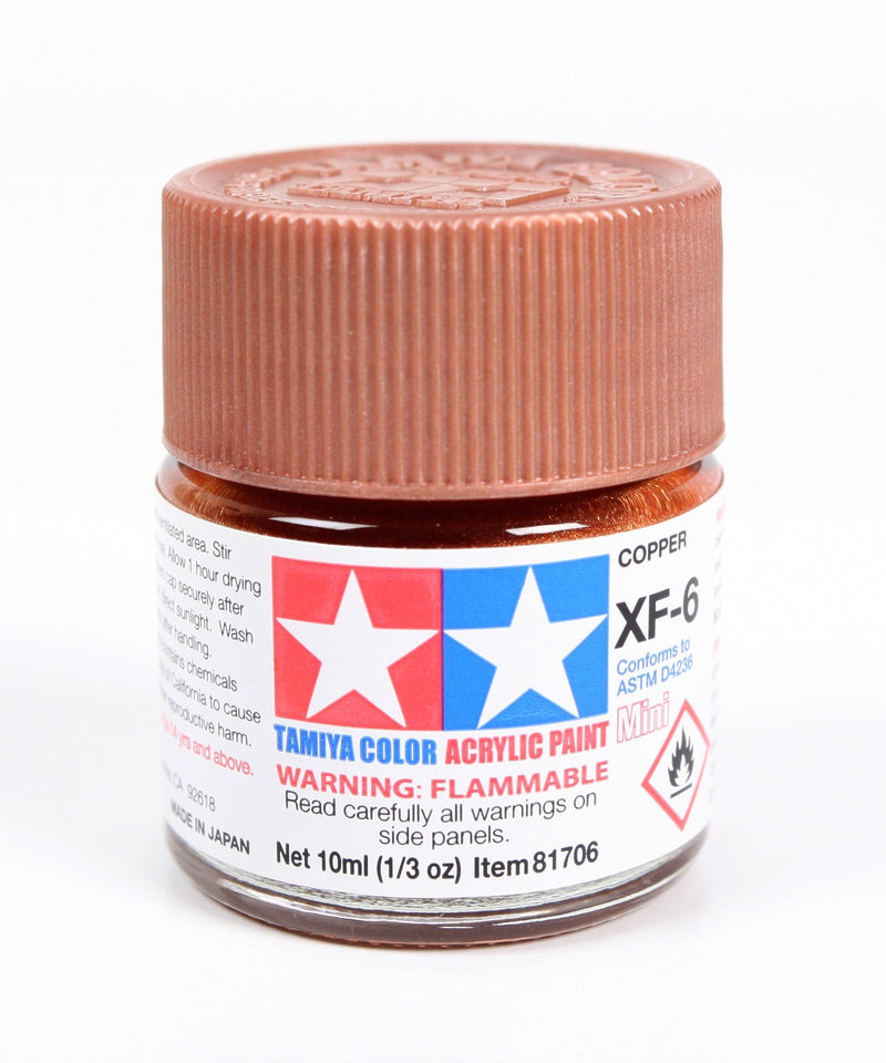 Tamiya 81706 Acrylic Mini XF6 Copper