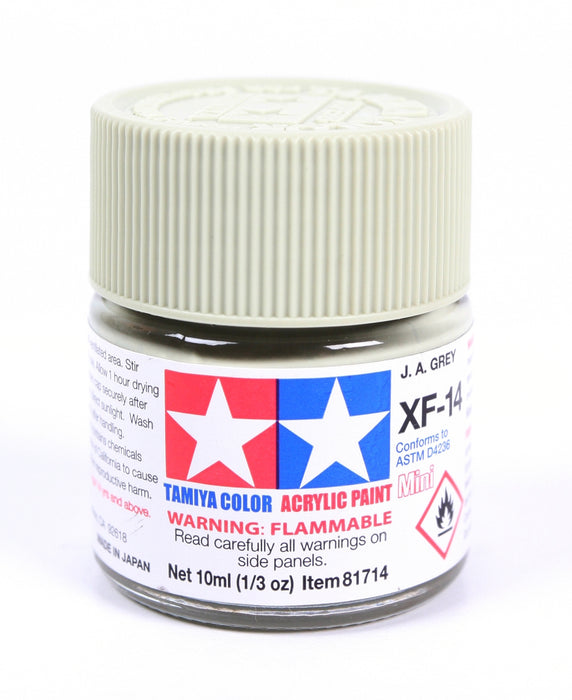Tamiya 81714 Acrylic Mini XF-11 J.A. Gray Matt Finish 10ml (1/3 oz)
