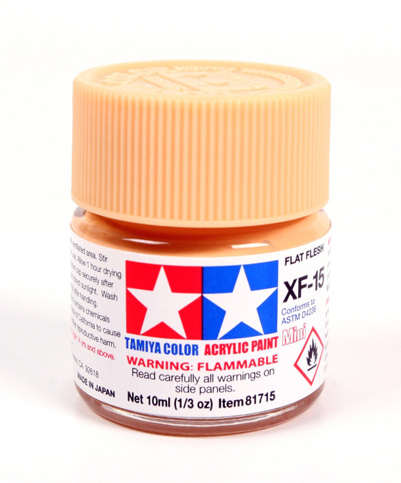 Tamiya 81715 Acrylic Mini XF15 Flat Flesh Matte Finish