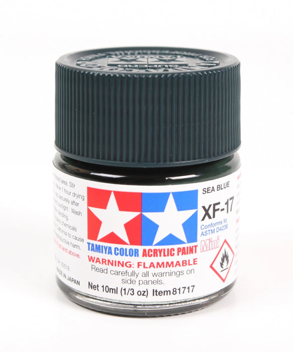 Tamiya 81717 Acrylic Mini MXF17 Sea Blue Matte Finish