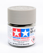 Tamiya 81720 Acrylic Mini MXF20 Medium Gray Matte Finish