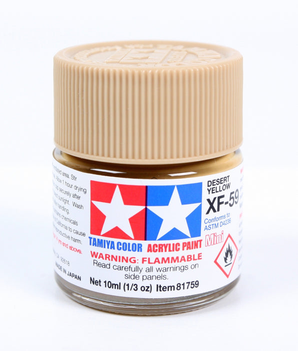 Tamiya 81759 Acrylic Mini XF59 Desert Yellow Matt Finish