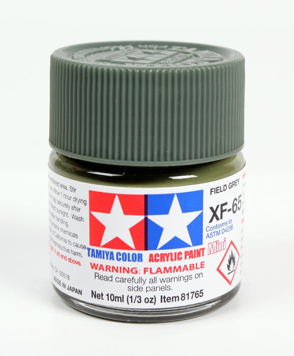 Tamiya 81765 Acrylic Mini MXF65 Field Gray Matte Finish