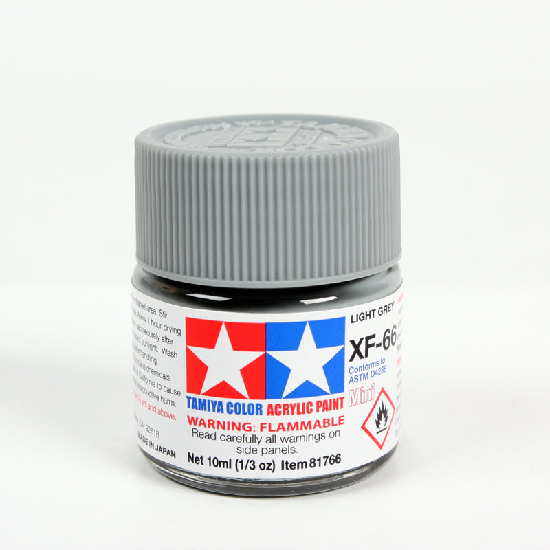 Tamiya 81766 Acrylic Model Paint XF66 Flat Light Gray 1/3oz