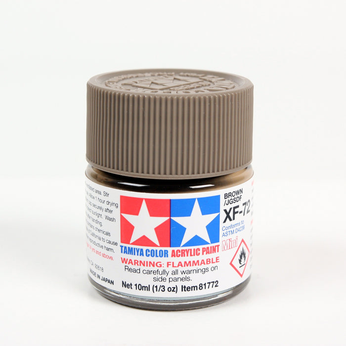 Tamiya 81772 Acrylic Mini XF72 Brown JGSDF Matte Finish