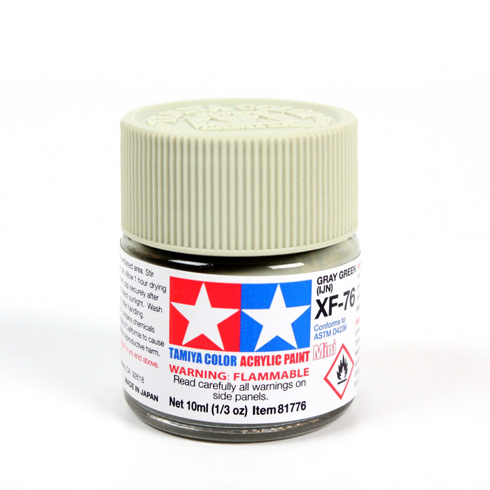 Tamiya 81776 Acrylic Mini XF76 Gray Green Matte Finish