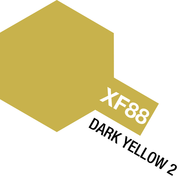 Tamiya 81788 Acrylic Mini XF-88 Dark Yellow 2 10ml (1/3oz)l