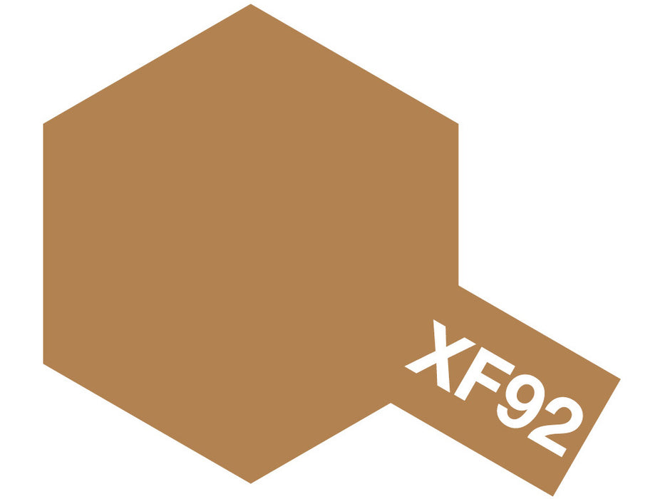 Tamiya 81792 Acrylic Mini XF-92 Yellow-Brown (DAK 1941) Matte Finish 10ml (1/3oz)
