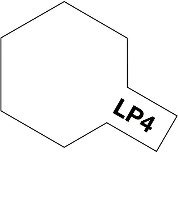 Tamiya 82104 LP-4 Mini Lacquer Paint 10ml - Flat White