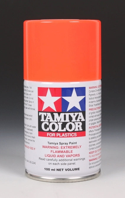 Tamiya 85036 TS-36 Fluorescent Red Lacquer Spray Paint 100ml