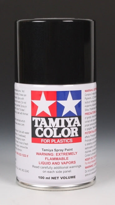 Tamiya 85040 TS-40 Metal Black Lacquer Spray Paint 100ml