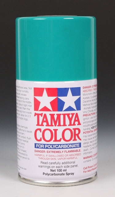 Tamiya 86054 PS-54 Polycarbonate Spray Paint 100ml Cobalt Green