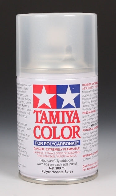 Tamiya 86058 PS-58 Polycarbonate Spray Paint 100ml Pearl Clear (Must select UPS Shipping)