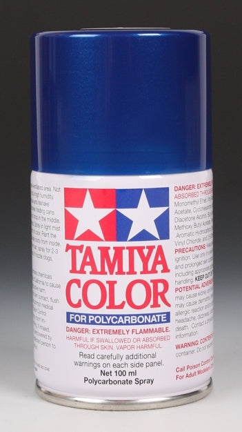 Tamiya 86059 PS-59 Polycarbonate Spray Paint 100ml Dark Metallic Blue (Must select UPS Shipping)