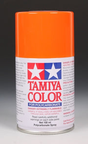 Tamiya 86062 PS-62 Polycarbonate Spray Paint 100ml Pure Orange (Must select UPS Shipping)