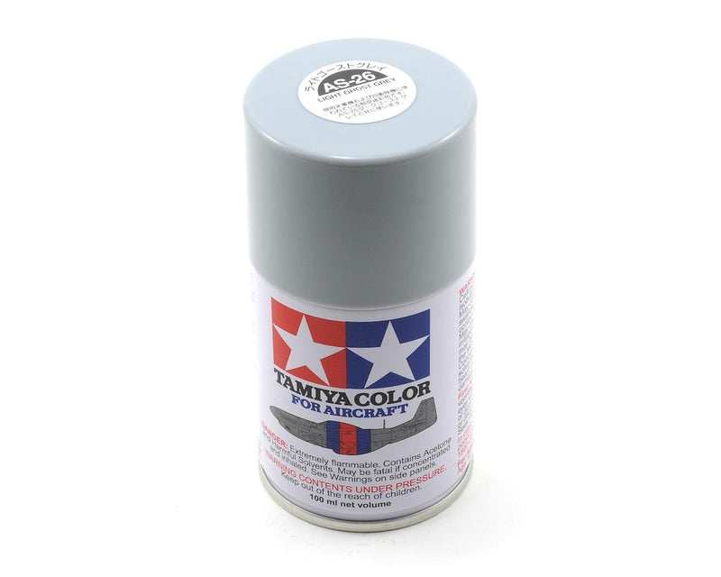 Tamiya 86526 AS-26 Light Ghost Grey Aircraft Lacquer Spray