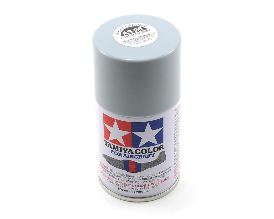Tamiya 86526 AS-26 Light Ghost Grey Aircraft Lacquer Spray