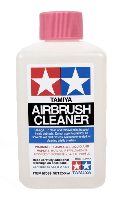 Tamiya 87089 Airbrush Cleaner 250ml Bottle (Must Ship UPS Ground)