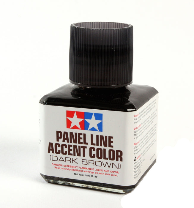 Tamiya 87140 Panel Line Accent Color 40ml Dark Brown