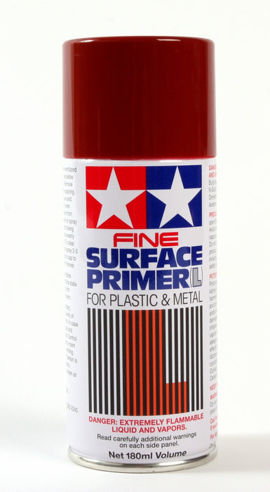 Tamiya 87160 Fine Surface Primer L Oxide Red (180ml Spray)