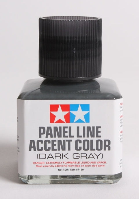 Tamiya 87199 Panel Line Accent Color 40ml Dark Gray