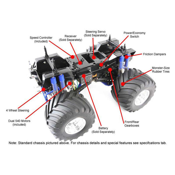 Tamiya 92437 Super Clod Buster RC Kit - Limited Edition Grey