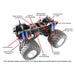 Tamiya 92437 Super Clod Buster RC Kit - Limited Edition Grey