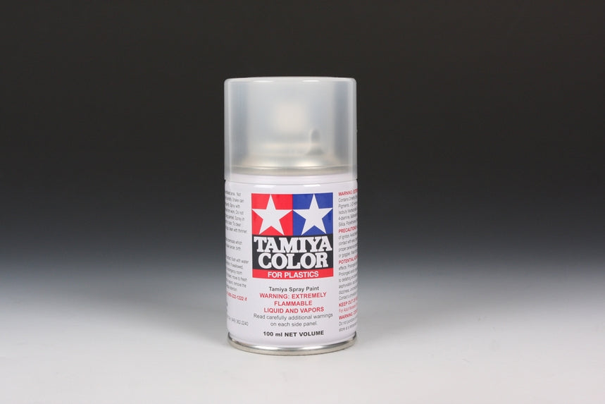 Tamiya 85080 TS80 Flat Clear Lacquer Spray Paint 100ml