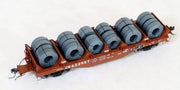 Tangent 1403 HO Scale Banded Coil Steel Loads 8 Pack Sizes: 72" x 60"