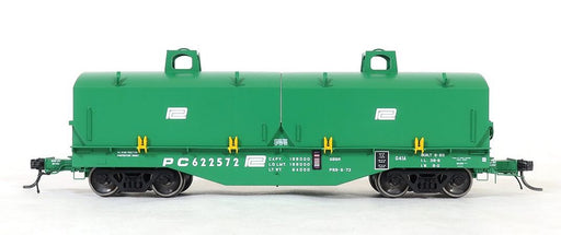 Tangent 27011 HO Scale G41a Coil Car with Hoods Penn Central "1973" PC