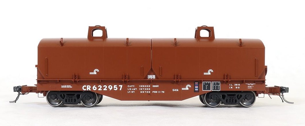 Tangent 27012 HO Scale G41a Coil Car with Hoods Conrail "1976" CR