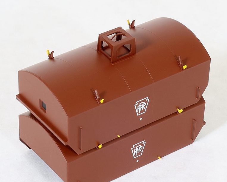 Tangent 27080-01 HO Scale G41a Coil Car Hoods 2 Pack Pennsylvania PRR Version 1
