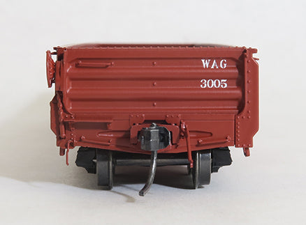 Tangent Scale Models 10925-02 HO Scale Bethlehem 70-Ton Gondola Wellsville Addison & Galton WAG 3007