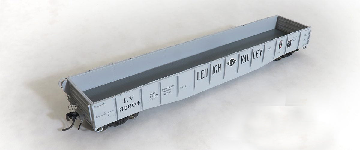 Tangent Scale Models 10932 HO Scale Bethlehem 70-Ton Riveted Gondola Lehigh Valley LV