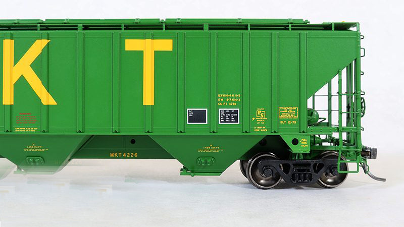 Tangent Scale Models 11220 PS 4750 Covered Hopper Missouri-Kansas-Texas "Katy" MKT #'s Vary
