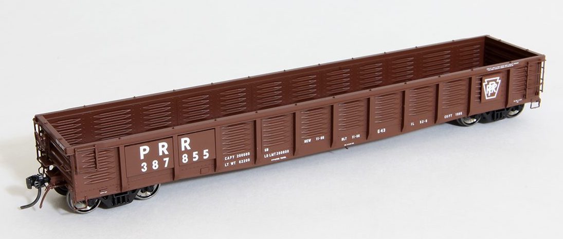 Tangent Scale Models 17010-22 HO Scale PRR/PC G43 Class Gondola Pennsylvania PRR 387732