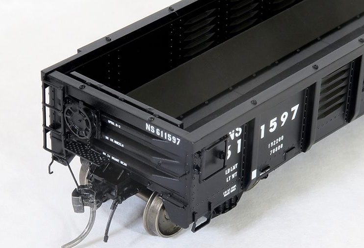 Tangent Scale Models 17016-01 HO Scale PRR/PC G43 Class Gondola Norfolk Southern "GP44" NS 611597