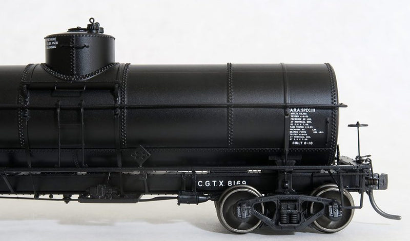 Tangent Scale Models 19015-02 GA 1917-design 8000 Gallon Non-Insulated Tank Car CGTX 8146