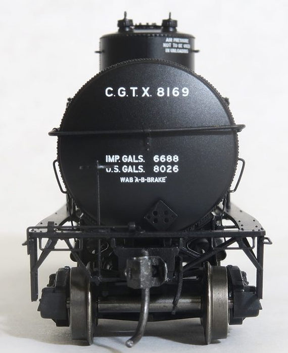 Tangent Scale Models 19015-03 GA 1917-design 8000 Gallon Non-Insulated Tank Car CGTX 8152