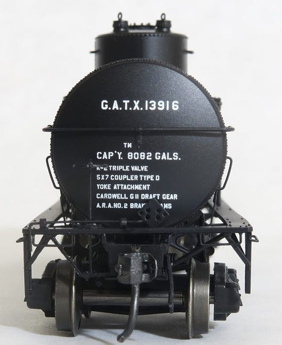 Tangent Scale Models 19018-02 GA 1917-design 8000 Gallon Non-Insulated Tank Car GATX 13912