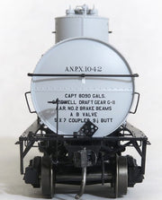 Tangent Scale Models 19123 GA 1917 8000 Gallon Insulated Tank Car Anchor Refining 1948+ ANPX