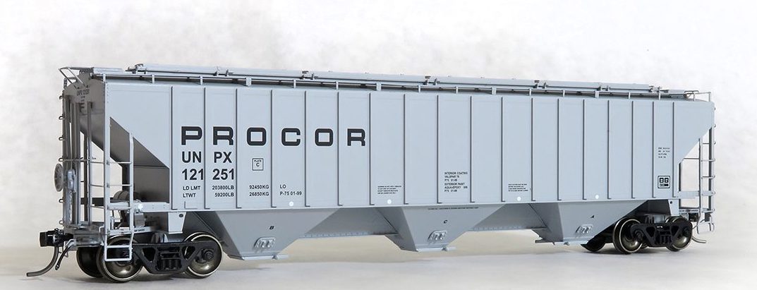 Tangent Scale Models 20042 PS 4750 Covered Hopper PROCOR UNPX 121251