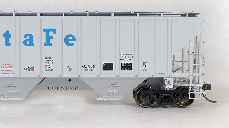 Tangent Scale Models 20058 PS 4750 Covered Hopper "Delivery Gray 10-1979" Santa Fe