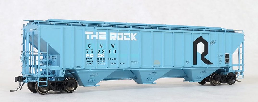 Tangent Scale Models 20061 PS 4750 Covered Hopper "Ex-Rock V5 " CNW #'s Vary
