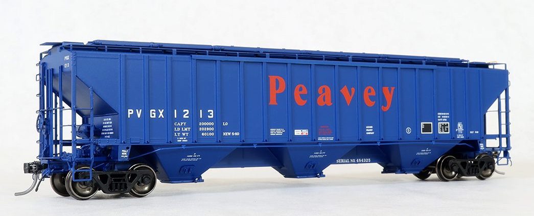 Tangent Scale Models 20064 PS 4750 Covered Hopper Peavey PVGX #'s Vary