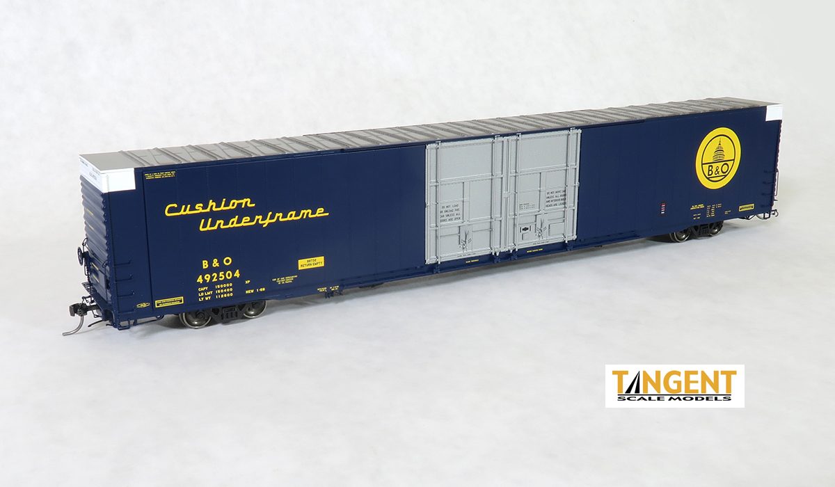 Tangent Scale Models 25024-01 HO Scale Greenville 86' Auto Parts Boxcar Baltimore & Ohio B&O 492500