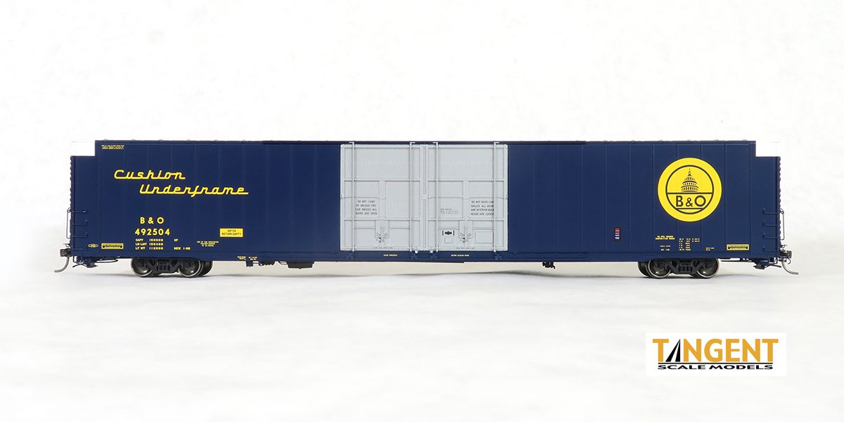 Tangent Scale Models 25024-06 HO Scale Greenville 86' Auto Parts Boxcar Baltimore & Ohio B&O 492506