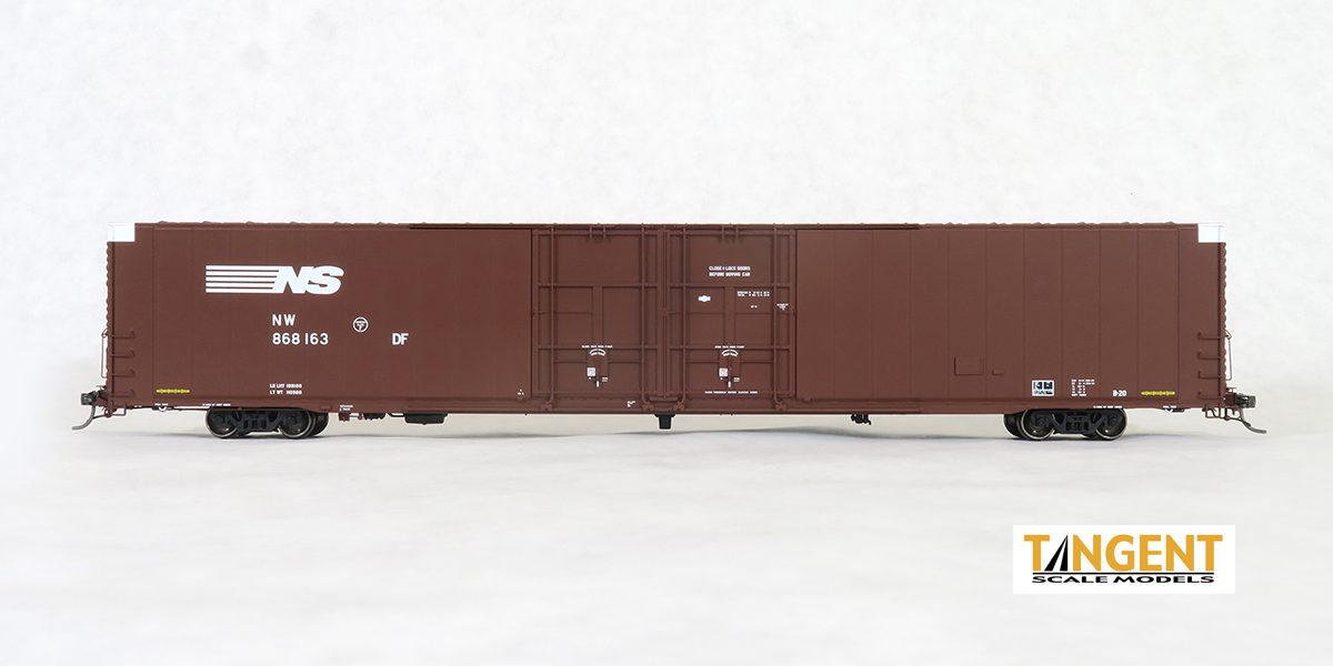Tangent Scale Models 25026-02 HO Scale Greenville 86' Auto Parts Boxcar Norfolk Southern NW 868169
