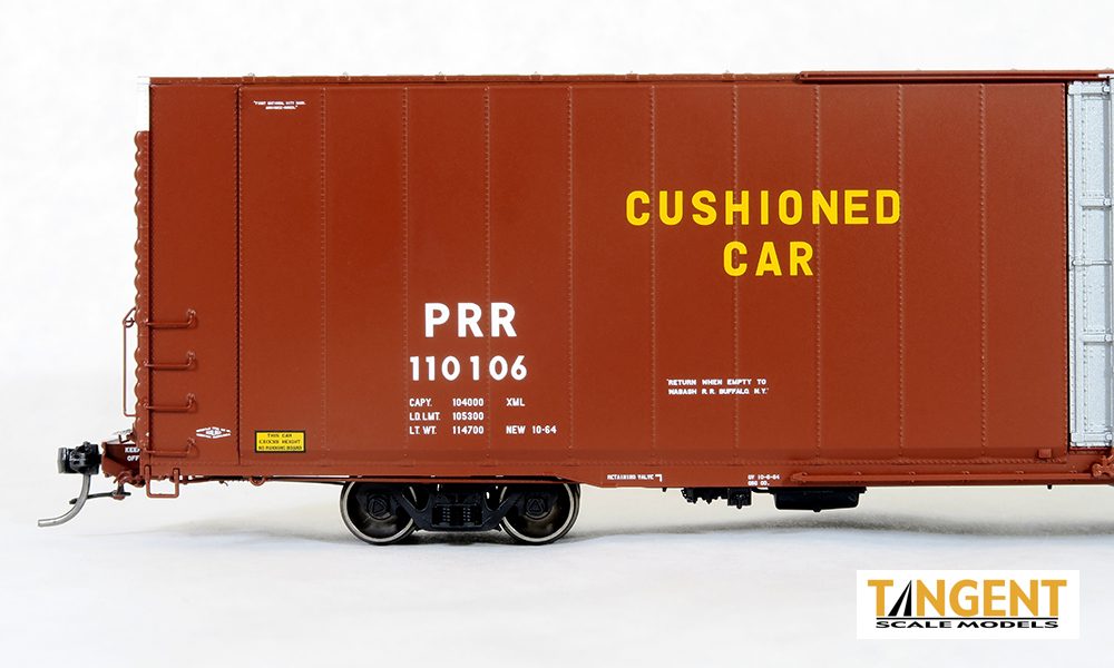 Tangent Scale Models 25032-02 HO Scale Greenville 86' Auto Parts Boxcar PRR X60B 110047