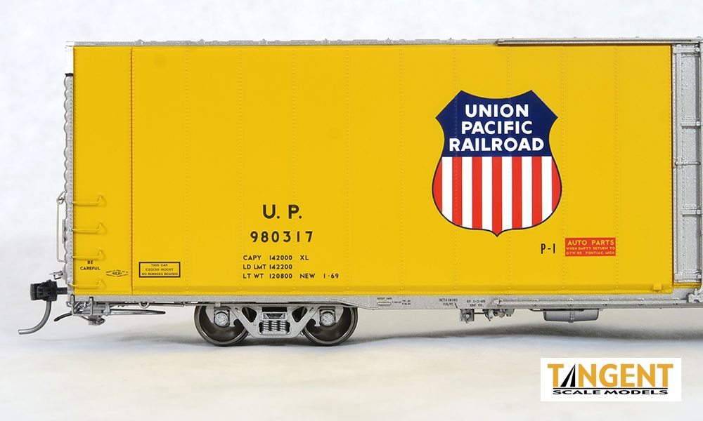 Tangent Scale Models 25033-03 HO Scale Greenville 86' Auto Parts Boxcar Union Pacific UP 980311